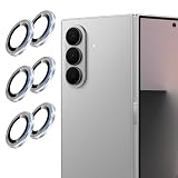【2枚入り】For Galaxy Z Fold7 用 カメラフィルム 対応 galaxy z fold7 専用 レンズ 保護フィルム 9H硬度 高透過率 一体型 ギャラクシー Z Fold7 用 レンズ 強化ガラス フィルム 耐衝撃 スクラッチ防止 飛散防止 露出オーバー防止 防爆裂 アイパッド（シルバー）