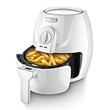 インテリジェントエアフライヤー、1280Wハイパワー家庭用電気フライヤー、大容量多機能スモークフリーフライマシン、白