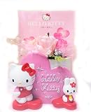 Hello Kitty プリザーブドフラワーフラワー キラキラハートキティ Pピンク アーティフィシャルフラワー