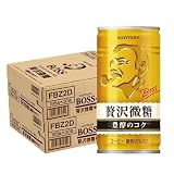 サントリー　ボス 贅沢微糖 185g缶 ×30本×2ケース(60本)