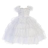 Angels Garment DRESS ベビー・ガールズ カラー: ホワイト