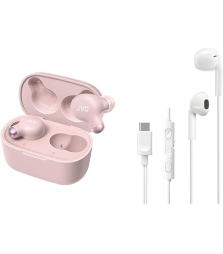Amazon.co.jp: 【ワイヤレスイヤホンと有線イヤホンセット】JVC