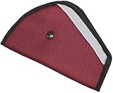 kmafm) シートベルトカバー 子供 車 パッド クッション 首 安全 グッズ サポーター (ワインレッド)