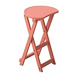 折りたたみ式スツール　　シャーベットピンク　ハイ