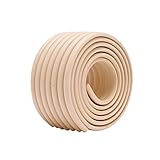 [Jiyaru] コーナークッション ベビーガード 2本セット 波型 コーナーパッド 2M 厚手 けが防止 テープ付き ベージュ