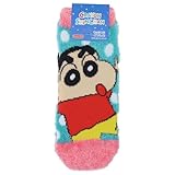 クレヨンしんちゃん[もこもこソックス]もっこもこ靴下/ドット 臼井儀人