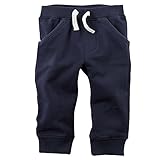 カーターズ Carter's ボディスーツにぴったり！ 着心地抜群 フレンチテリー パンツ 男の子 春秋 French Terry Joggers NB (50-55cm) [並行輸入品]