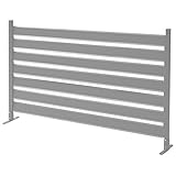 山善(YAMAZEN) ガーデンマスター アルミボーダーフェンス(幅120高さ79) グレー KABF-120(GY)