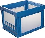 KUNIMORI プラスチック折畳みコンテナ "パタコン" N-107 ブルー 50190-N107-B