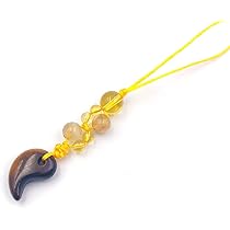 金運アップセット　タイガーアイ　シトリン　ルチル勾玉　梟　風鈴 金運アップセット タイガーアイ シトリン ルチル勾玉 梟 風鈴