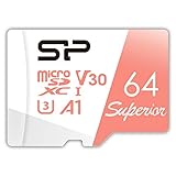 シリコンパワー microSD カード 64GB class10 UHS-1 U3 最大読込100MB s 4K対応