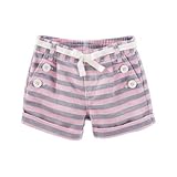 オシュコシュ OSHKOSH/ ストライプセーラーショーツ ピンク ボトムスショートパンツ 5歳【並行輸入】