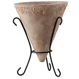 コーン アンティコ （ アイアン付 ） 35 cm ＜当店は 苗 種 鉢 培養土 ニーム の専門店＞