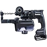 マキタ 充電式ハンマドリル18V 18mm/ハツリ可 SDS+ 集じんシステム・バッテリ充電器付 黒 HR182DGXVB