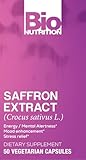 Bio Nutrition - サフランのエキス 88.5 mg。50ベジタリアン用カプセル
