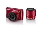 Nikon ミラーレス一眼 Nikon 1 S1 標準ズームレンズキット1 NIKKOR VR 10-30mm f/3.5-5.6付属 レッド N1S1HLKRD