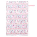 赤ちゃんにやさしい安心おむつ替えシート（日本製）　お花大好きプリティ動物フレンド（スケアー地・ライトブルー）　B0704100　日本製