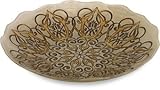 Imax Corp 83107 3"H x 15.75"D Talbot Glass Bowl