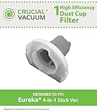 Eureka Stick Vac Dust Cup filter Designed To Fit Eureka 4-In-1 Stick Vac 160A, 166A, 166B, 166C, 166