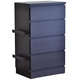 チェスト ディスプレイラック 天然木 引出 薄型 4杯 幅59ｃｍ LS-823