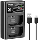 K&F CONCEPT LP-E6P LP-E6NH LP-E6N LP-E6 充電器 カメラ バッテリーチャージャー 充電表示 Type-C USB LC-E6 カメラ電池充電器 Canon対応 EOS R6 mark III / R6 mark II/ R5 mark II、EOS R5/ R6/ R6V/ R7、EOS R、5D Mark II などのキヤノン対応機種 バッテリー
