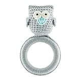 MayLily Premium | がらがら (ラトルオウル) | 楓の木 100％有機綿 | 抗アレルギー | ポーランド製 | 多くの色で利用可能