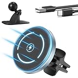 【2023最新強化版】車載磁気ワイヤレス充電器 片手操作 iPhone15 /14 /13/12シリーズ機種対応