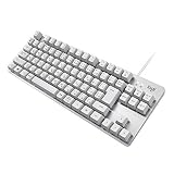 ロジクール K835OWR 有線 メカニカルキーボード 赤軸 リニア テンキーレス コンパクト メカニカル キーボード 有線キーボード オフホワイト windows surface K835 国内正規品