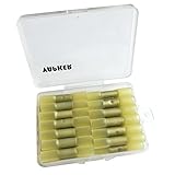 VAPKER 40 PCS Heat Shrink Butt Connector Yellow 12-10 AWG Electrical Crimp Terminal Waterproof Conne