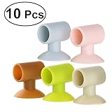 OUNONA ドアストッパー 壁保護 シリコン製　10個セット（ランダムな色）