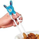 Baby Children Beginner Learning Stainless Flatware Anti-slip Right Handed Traning Helper Chopsticks 