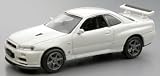 京商 1/64 ニッサン スカイライン GT-R VスペックII ホワイト K06084PW 完成品
