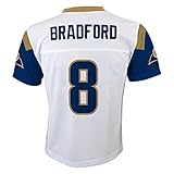 Outerstuff Sam Bradford NFL Los Angeles Rams Mid TierホワイトAway Jersey Boys ( 4 – 7 ) M/5-6 ホワイト