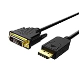 SZSL 1.8 m DisplayPort変換DVI変換ケーブルコンピュータ接続プロジェクタデュアルディスプレイコンバータ Dviケーブル DPケーブル Dv-iインターフェイスDVI-D 24+1 内臓1080PフルーHD(Full HD)対応 DP（オス）-D-VI（オス）DP D-VI 1080P