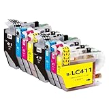brother用インクカートリッジブラザー用LC411互換プリンターインクLC411-4PK 8本セット(4色セットx2)LC411C LC411M LC411Y LC411BK対応機種：DCP-J526N/J528N/J914N/J915N/J926N-W/J926N-W/B /J928N-B/J1800N/ MFC-J904N/J905N/J739DN/DWN /J939DN/DWN