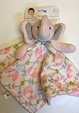 Blankets & Beyond Adorable Nunu Pink Elephant Security Blanket by Blankets and Beyond