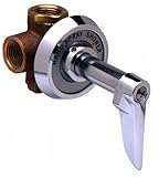 T&S Brass B-1097 Shower Diverter Valve, 1/2-Inch Npt Inlet and Outets, Lever Handle Control by T&S B