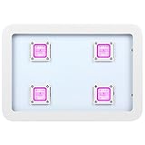 Morsen　1200W植物灯【COB植物育成LEDライト】、電圧：AC85-265V　フルスペクトル植物灯、4pcs*300W 水耕栽培ライト/屋内庭園、室内栽培、野菜工場、植物農園システムキット 