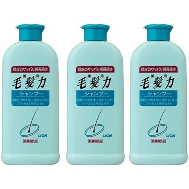 Amazon | 【ライオン】薬用毛髪力シャンプー200ml×6個セット
