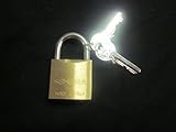 22010 – 30ソリッド真鍮南京錠~ CISA ~ロック220 / 30 Made in Italyトップ品質