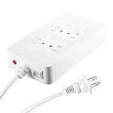 電源タップ 4ACコンセント 2500W 4USB(2.4A/ポート) 急速充電可能 スマート充電可能 一括スイッチ 1.8Mコード 雷ガー