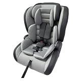 アイリスプラザ ISOFIX固定 チャイルドシート ジュニアシート ベビーシート (1才頃~10才頃対象) 3点式シートベルト デュアル対応 安全基準ECE-R44合格 グレー 1歳~ () 4571303934065 固定式:グレー
