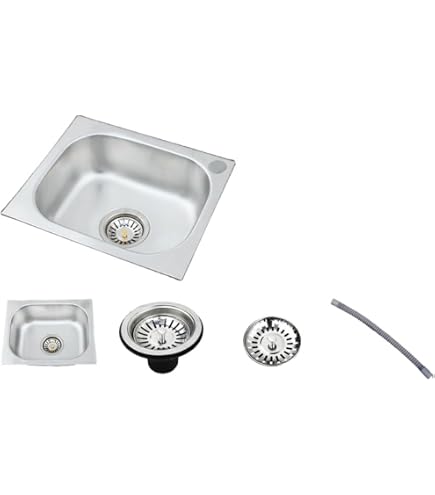 Amazon.co.jp: エスコ(Esco) 325x265x100mm 角型シンク(ｽﾃﾝﾚｽ製
