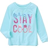 ジンボリー GYMBOREE/ ステイクールプルオーバー ミント トップス長袖Tシャツ XS【並行輸入】