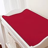 Carousel Designs Solid Red Changing Pad Cover by Carousel Designs