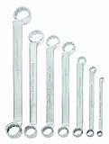 Williams WS-8707 7-Piece Double Head 60-Degree Offset Box End Wrench Set by Williams