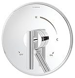 Symmons S-3500TS-CYL-B Dia Tub/Shower System with Lever Handle and Secondary Integral Diverter, Chro