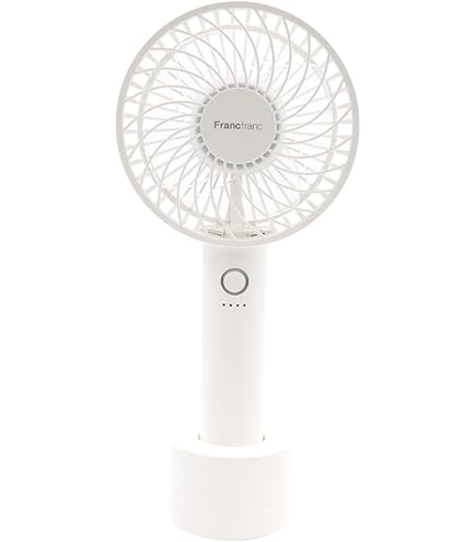 Amazon | Francfranc フランフラン フレ ハンディファン ホワイト 携帯
