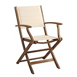 人気の折りたたみガーデンチェア肘付き（2脚セット）アカシア材を使用 | Yuel-ユエル-