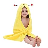 (ケヤカ) Keyaka 子供服 ベビー バスローブ バスタオル ビーチタオル プールタオル パジャマ ルームウェア 全4柄 綿100% フード付き 男女兼用 女の子 男の子 幼児 キッズ 動物柄 可